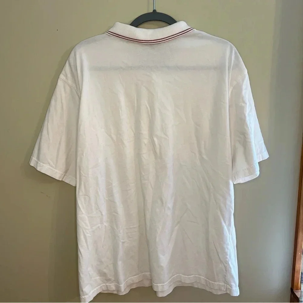 NIKE Court Mens White Tennis Polo Sz XL Athletic Cotton Golf Classic Fit
